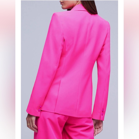 NWT L’AGENCE Chamberlain Blazer in Pink Glo Size 2 - Picture 2 of 10